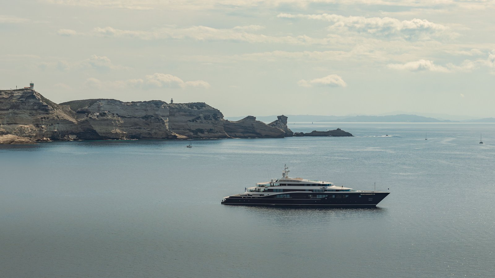 At anchor below the white cliffs